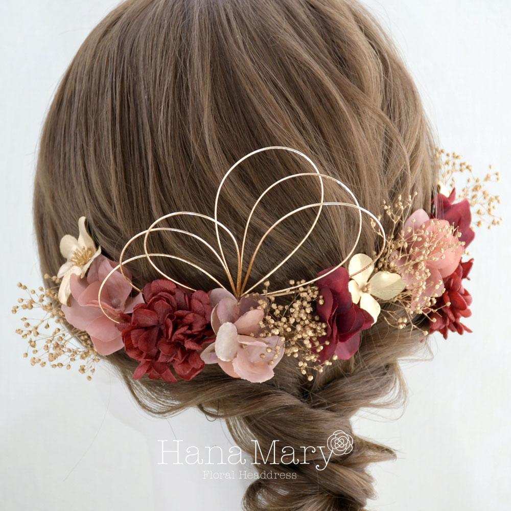 髪飾りhana haru Made to order headdress𓍯 ⁡ オーダーメイドで製作をさせて頂き